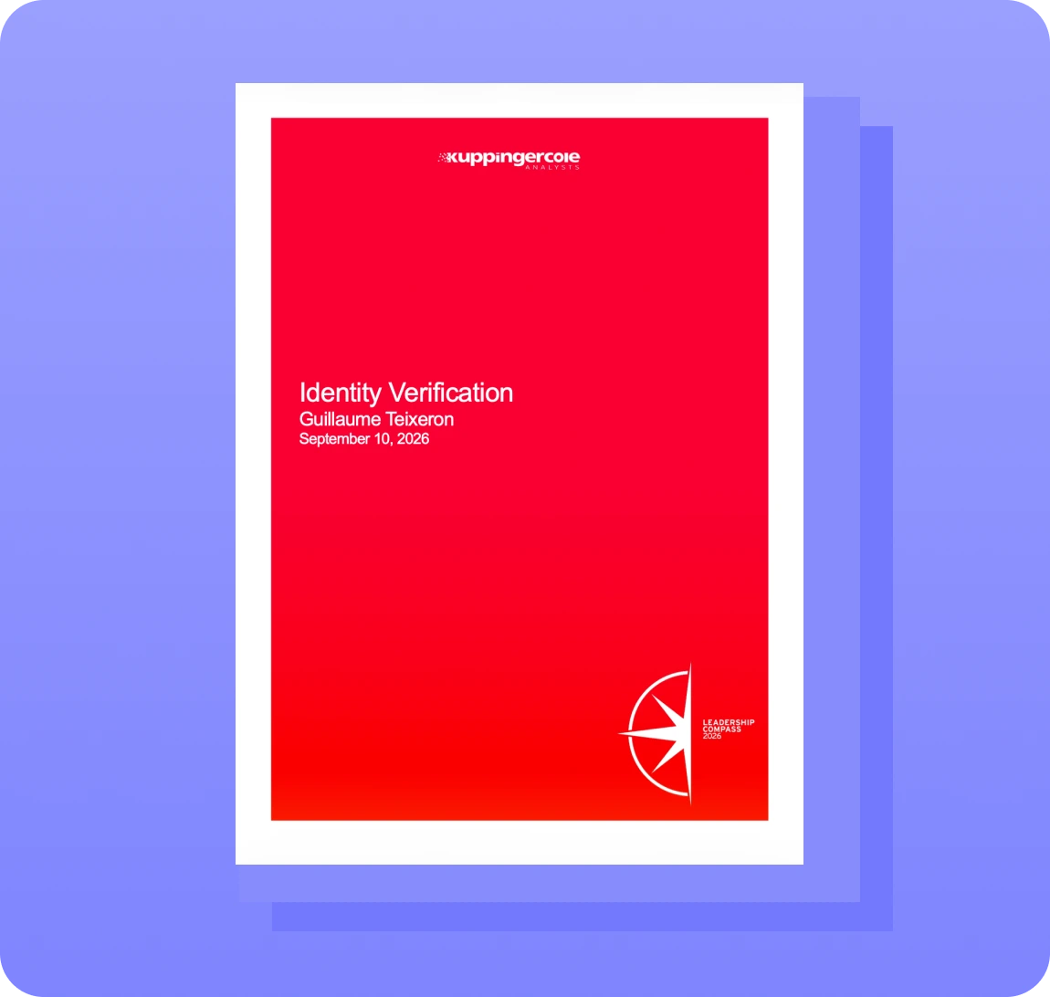 KuppingerCole Analysts Leadership Compass 2026 report cover